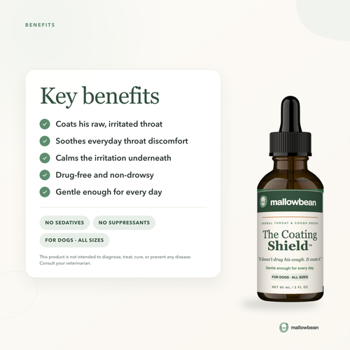 Mallowbean Herbal Throat & Cough Drops for Dogs